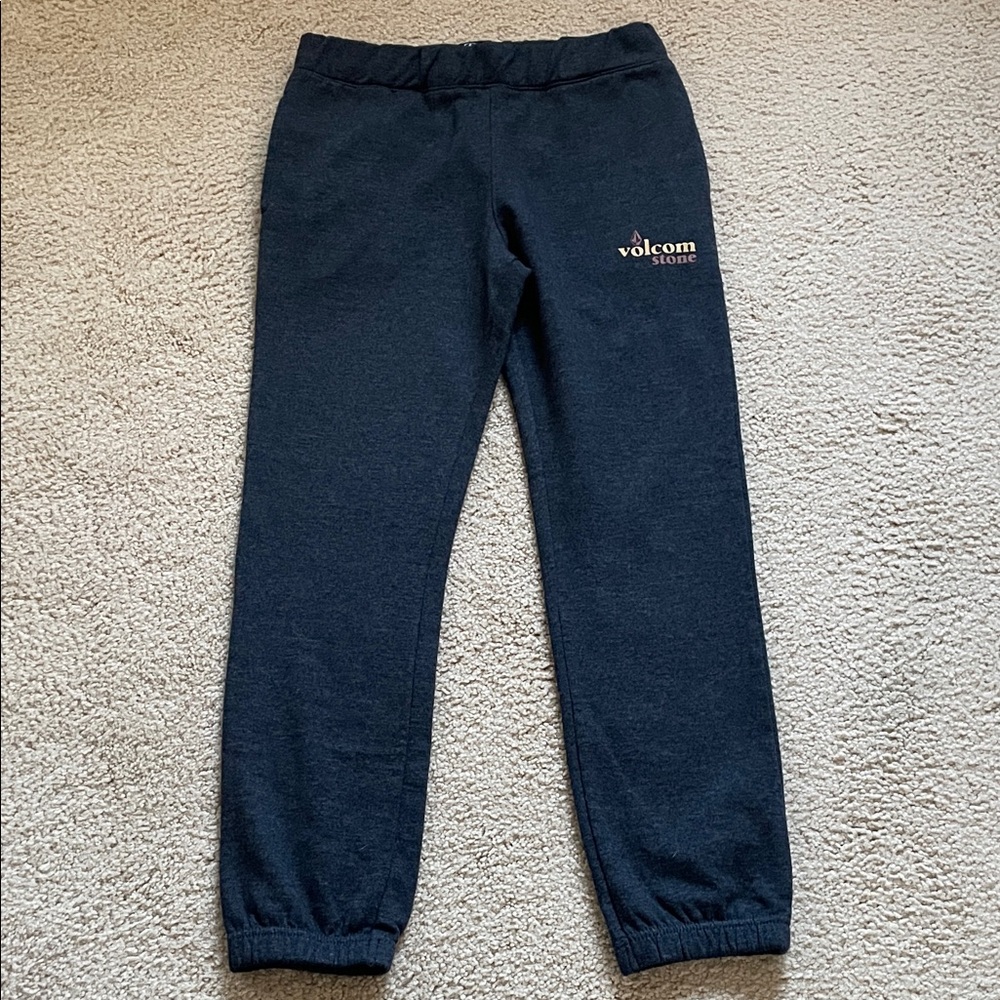 Volcom Kids Charcoal Grey Fleece Joggers.       Size L